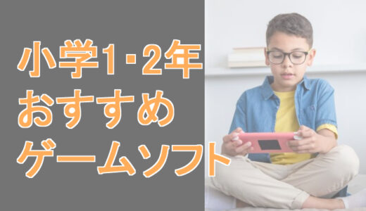 【小学生低学年へのおすすめゲームソフト】小学１・２年生へのプレゼントにぴったりな人気タイトルまとめ